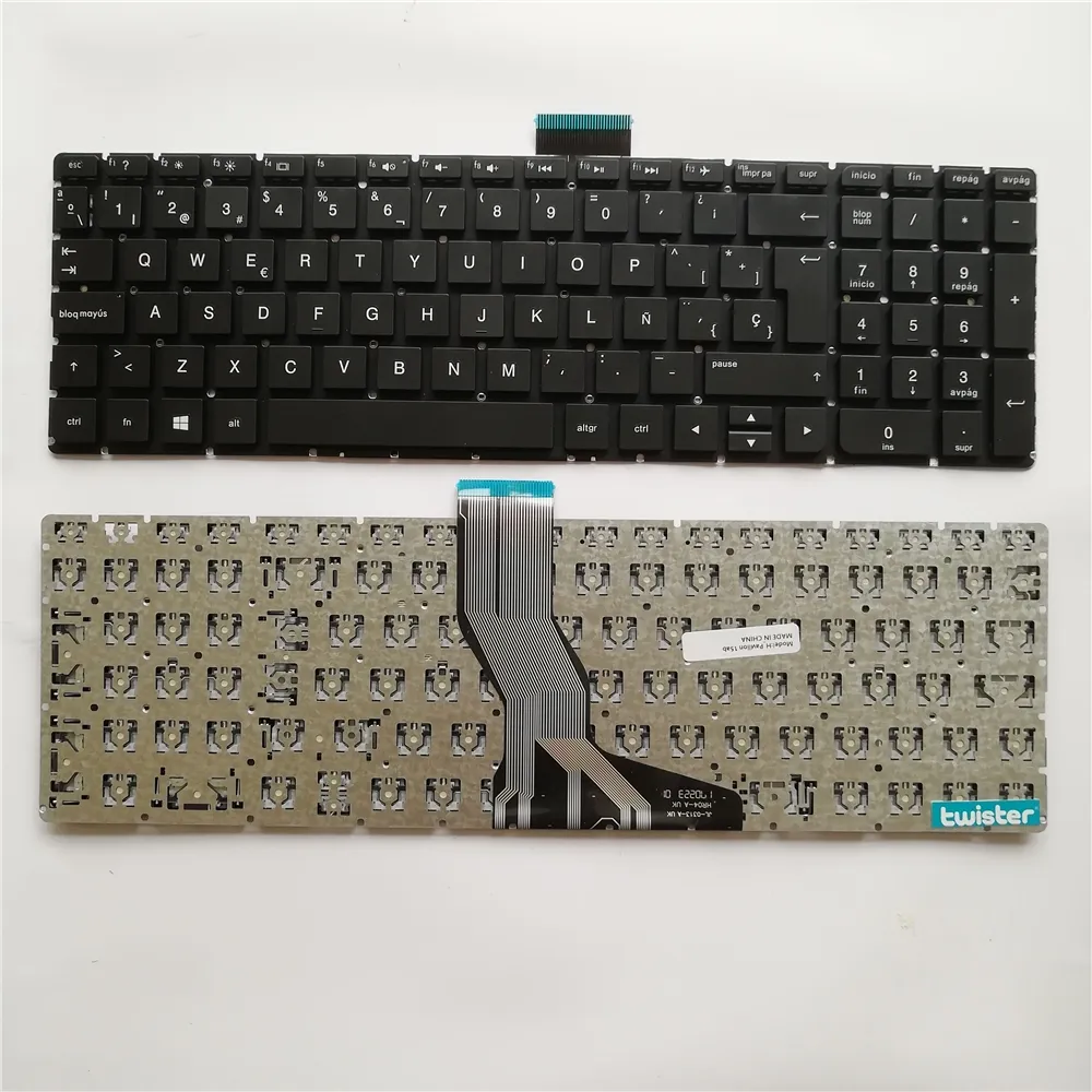 Teclado Espanol For Hp for PAVILION 15ab 15 ab 15t 15z 15 au 15 bc NEGRO