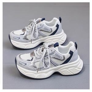 Zapatillas Deportivas de Plataforma con Cordones para Mujer, Ligeras, Transpirables, Estilo Casual para Caminar, Diseño Antideslizante para Otoño - Product Image 4