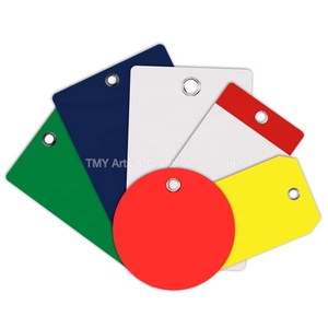 Thân Thiện Với Môi Tùy Chỉnh Chất Lượng Cao In Logo Nhựa Cứng PVC An Ninh Bao Bì Treo <span class=keywords><strong>Tag</strong></span> Trống Cho Bán Lẻ Và Xây Dựng Thương Hiệu - Product Image 2