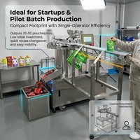 Machine de remplissage et de conditionnement pour jus liquides en Doypack, sachets à bec verseur et sachets verticaux 1L 2L 5L, et remplisseur de détergent lessive