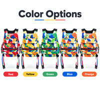 Gilet de sauvetage pour rafting en eaux vives, tissu Oxford 600D, mousse NBR, flottabilité, imperméable, pour adultes et jeunes, kayak, sports nautiques, tout usage