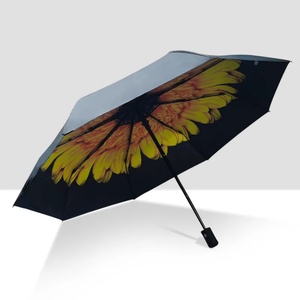 Wholesale Guangdong Modern Design Manual Sunshade <b>Umbrellas</b> 3-Fold <b>Automatic</b> Open Windproof UV Protection Business Gifts Custom - Product Image 3