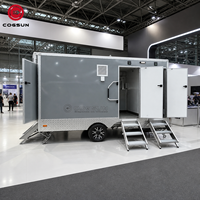 Toilettes portables Cogsun, toilettes intelligentes, remorque de toilettes pour la location