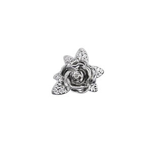 Piercing d'oreille en titane Lotus F136, motif papillon, rose, épée, feuille, hélice, conque, surface métallique, boucles d'oreilles fines - Product Image 4