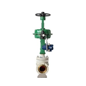Vanne de régulation pneumatique à siège unique Szspsk DN15-DN500 pour vapeur, huile thermique, centrale électrique avec positionneur - Product Image 1