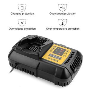 <span class=keywords><strong>Chargeur</strong></span> 4.5A 10.8 à 20 V <span class=keywords><strong>Chargeur</strong></span> De Batterie pour <span class=keywords><strong>Dewalt</strong></span> Batterie <span class=keywords><strong>DCB105</strong></span> DCB201 DCB204 - Product Image 3