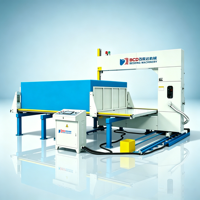 Machine de découpe de mousse entièrement automatique de haute qualité, à commande PLC, 380V, pour la découpe de rouleaux de PU, idéale pour les petites entreprises