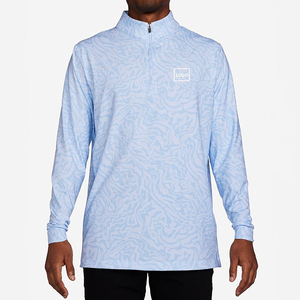 Men New Arrivals Casual Golf 1/4 <b>Zip</b> Polo <b>Shirts</b> Polyester Hoodie for Sublimation Pullover Breathable Spandex Long Sleeve <b>Shirt</b> - Product Image 3