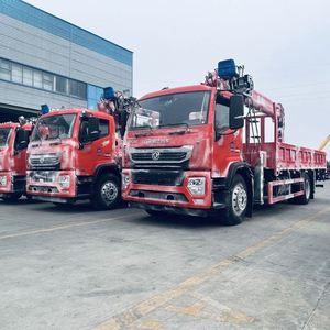 Grue de camion Dongfeng à châssis hydraulique complet, 8 tonnes, flèche télescopique droite à 5 sections - Product Image 5