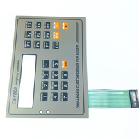 Clavier à membrane personnalisé avec connecteur et boutons poussoirs pour télécommande