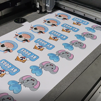 Autocollant holographique personnalisé auto-adhésif résistant aux UV, étiquette en PVC transparente, logo personnalisé, autocollants en vinyle découpés sur mesure