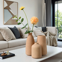Ensemble 3 Vases Aromathérapie Rétro Eco en Céramique Style Antique Moderne Offre Spéciale Décor à la Maison Arrangement de Fleurs Bouteilles de Décoration