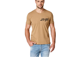 Polyester heren T-shirts grijze T-shirt prints aangepaste logo groothandel effen T-shirt