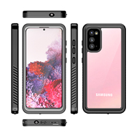 Capa impermeável para samsung galaxy s20, capa robusta completa à prova de choque e resistente à água, certificada ip68