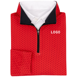 Sudadera deportiva ligera con logotipo personalizado de alta calidad para hombre Golf Vintage Quarter Zip - Product Image 4