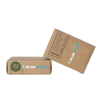 Boîtes d'emballage personnalisées pour shampooing et savon écologiques, en carton blanc, à rabat, pour soins de la peau, cosmétiques, boîte à savon personnalisée avec logo