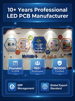 Özel Şekilli LED Alüminyum MCPCB Çift Başlı Petal PCB Kartı 1.2mm Kalınlık 35UM Bakır, Yüksek Güçlü LED Işık için