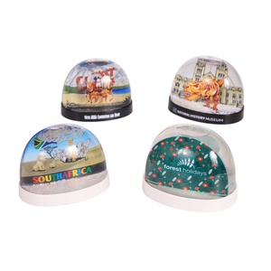 Globo di Neve in Plastica <span class=keywords><strong>con</strong></span> Città in Miniatura, Souvenir Turistico <span class=keywords><strong>con</strong></span> Liquido e Statuette 3D Personalizzate: Torre Eiffel, Statua della Libertà - Product Image 5