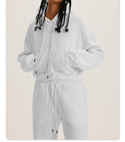 PASUXI 2026 Spring Jogger Jumpers Gym Custom Workout 2 Piece Set Wanita Crop Top Hoodie Oversize Set Sweatshirt Wanita