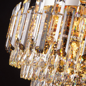 Lustre en cristal post-moderne de luxe 2022, design élégant et luxueux pour salon, chambre à coucher, salle à manger, nouveau modèle - Product Image 1