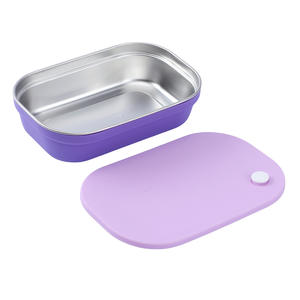 กล่องข้าวสแตนเลสสำหรับพนักงานออฟฟิศ อุ่นในไมโครเวฟได้ เก็บความร้อน ความจุ 500-800 มล. ดีไซน์แบบมีช่อง - Product Image 6