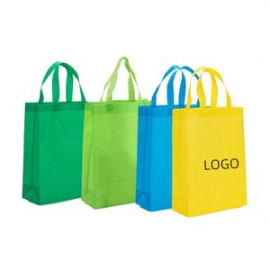Venta Directa de Fábrica, Bolsas de Tela No Tejida con Impresión de Logotipo Personalizado, Bolsas Ecológicas Reutilizables - Product Image 2