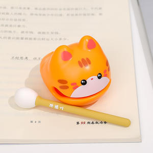 Petit dessin animé mignon filet de poisson rouge ornement créatif résine papeterie de bureau pour bureau drôle décoration cadeau de stabilité émotionnelle - Product Image 3