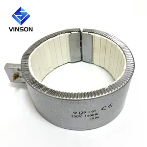 Vinson CE เครื่องอัดรีดไฟฟ้าอุตสาหกรรม,เครื่องทำความร้อนเซรามิกหุ้มฉนวนสำหรับเครื่องฉีดขึ้นรูป
