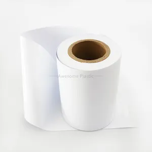 Großhandel Opaque Rigid Plastic White PVC-Rolle PVC-Folie zum Vakuum formen