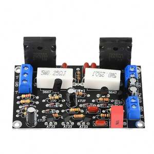 โมดูลเครื่องขยายเสียงไฮไฟกำลังสูง 100W DC -10V-45V โมโน โพสต์สเตจ แอมพลิฟายเออร์บอร์ด แอมพลิฟายเออร์แบบ Linear และคอมพาเรเตอร์ - Product Image 1