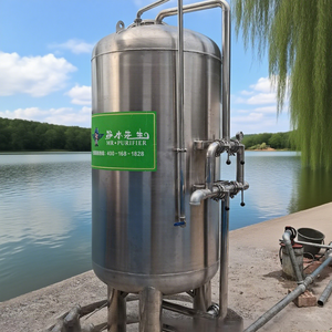 Tratamiento de efluentes Filtro purificador de agua o Equipo de tratamiento de aguas residuales Sistema de filtración de agua de acero inoxidable - Product Image 5