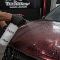 Film de protection de carrosserie automobile en PET rouge sang de dragon métallique liquide 1,52*15m 7,5mil, autocollant chromé haute brillance à changement de couleur
