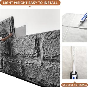 Painel de Parede Moderno em PU Impermeável com Acabamento em Luz Fluorescente para Uso em Hotéis e Residências em Apartamentos Pequenos com Decoração de Conceito Aberto - Product Image 4