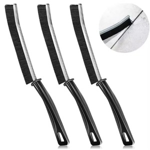Brosse de nettoyage NIKO pour interstices domestiques, nettoyeur de joints de fenêtre, brosse à récurer les sols et les rainures de baignoire, brosses à poils durs pour le nettoyage des fentes - Product Image 2