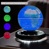 HCNT M005B-22 Globo Magnético Levitante de Diseño Moderno, Lámpara LED Flotante con Rotación, 14cm de Diámetro, Inducción Inalámbrica, Regalo
