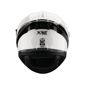 Nuevos Cascos de Motocross Integrales ABS Blanco Mate con Alerón Grande, Doble Visera, Hebilla de Liberación Rápida, Talla XXL, para Todas las Estaciones, DOT - Product Image 6