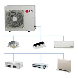 อุปกรณ์ทําความเย็น Ac อินเวอร์เตอร์ Btu lg ปั๊มความร้อนเครื่องปรับอากาศ VRF แบบแยกส่วนหลาย