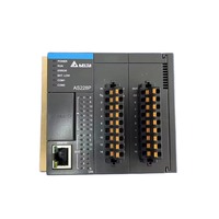 Unidad de Control Principal PLC Delta Serie AS AS228P-A, AS200 de Gama Media, 16DI 12DO, Transistor PNP, Original, Nuevo en Stock