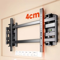 Nouveau design Support mural TV à mouvement complet Support TV robuste 32 "65" 86 "100" LED LCD Support TV pivotant