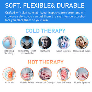 Paquete de frío Compresa Terapia Gel frío caliente Paquete de hielo Envoltura por Natra Cure Pain Relief Paquete de frío caliente - Product Image 5