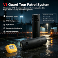 Pembaca RFID V1 Guard Tour dengan Sistem Manajemen Data Cloud untuk Catatan Patroli Digital untuk Penjagaan Malam di Gudang