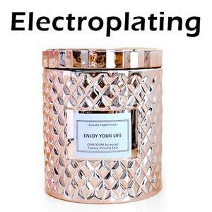 LANGXU - Azucarero Moderno Personalizado de 63 oz, Color Rosa Dorado, con Diseño de <span class=keywords><strong>Granada</strong></span>, Jarra de Cristal Tallada en Diamante, Bonitas Tazas y Tazones de Cristal para Alimentos - Product Image 4