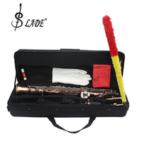 SLADE Professional Woodwind Instrument Carved Treble Straight Pipe Saxophone