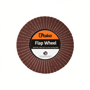 ล้อขัดแบบแผ่น Abrasive Flap Wheel ขนาด 30x10 มม. แกน 6 มม. ล้อเจียรคอรันดัม - Product Image 2