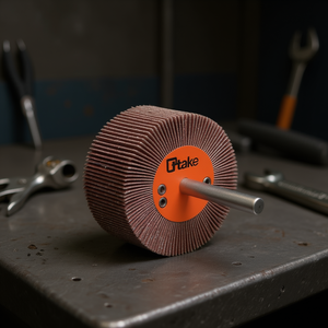 Ttake Abrasive Flap <b>Wheel</b> 25x20 Mm 6 Mm Shaft 180 Grit For <b>Grinding</b> - Product Image 3