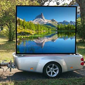 Versátil P3 P4 P6 P10 Panel de pantalla LED Señalización digital para exteriores resistente a la intemperie para camión/furgoneta/remolque - Product Image 4