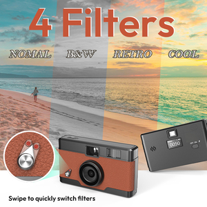 Appareil photo numérique sans écran personnalisé avec filtres, 8MP, écran vintage, flash LED vintage, batterie détachable - Product Image 4