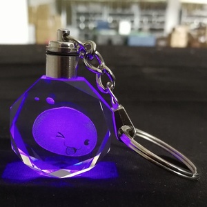 Llavero LED 2D, cristal de bolsillo, monstruo, Charmander, pokeball, personalizado, transparente, Dota 2, regalos de luz - Product Image 4