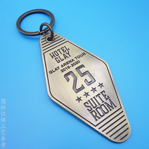 Diamond Shaped Metal Keychain Zinc Alloy <b>Custom</b> Logo <b>Key</b> <b>Ring</b> Pendant Gift - Product Image 3