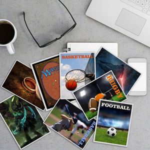 Protège-cartes en plastique transparent minimaliste de 7 pouces pour le rangement des cartes de crédit - Product Image 5